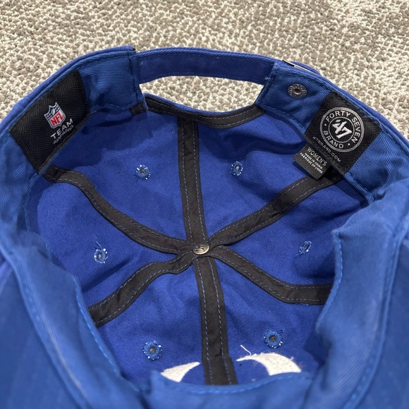 47 Brand Indianapolis Colts Women’s Bling Logo OSFA Blue Hat - Picture 4 of 4